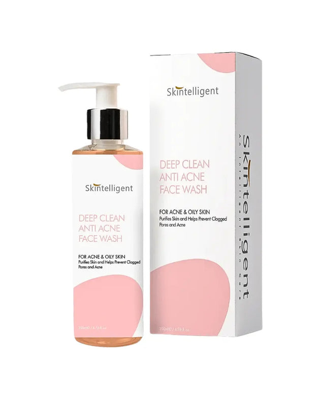 SKINTELLIGENT ACNE  FACEWASH